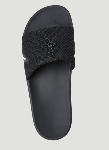 Raf Simons (RUNNER) 아스트라 오픈 토 슬라이드 블랙 raf0152020
