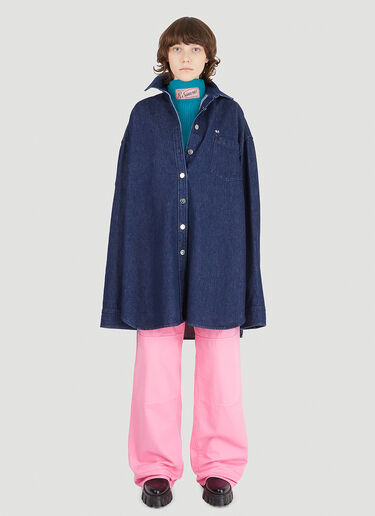 빅 핏 데님 셔츠 Raf Simons 빅 핏 데님 셔츠 블루 raf0246009