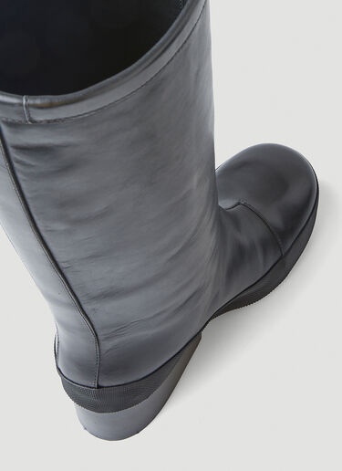 Round Toe Boots Raf Simons Round Toe Boots Black raf0250011