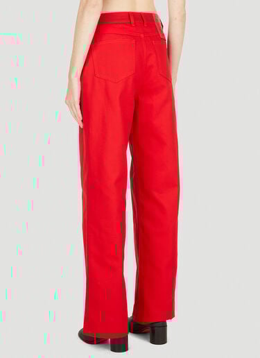 Raf Simons 워크웨어 진 레드 raf0250030