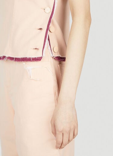 더블드 탱크 탑 Raf Simons 더블드 탱크 탑 핑크 raf0251009