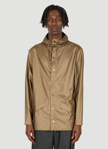 Short Hooded Jacket Rains Short Hooded Jacket Brown rai0348001