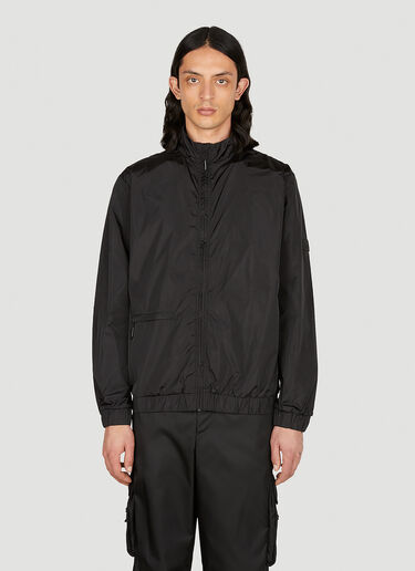 Logo Patch Track Jacket Rains Logo Patch Track Jacket Black rai0352010