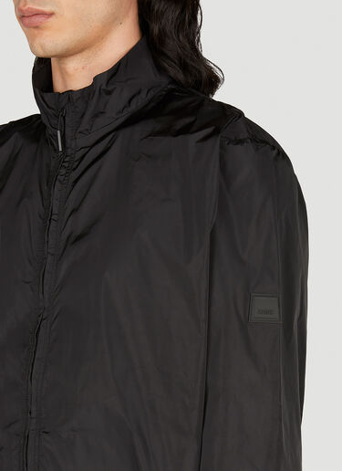 Logo Patch Track Jacket Rains Logo Patch Track Jacket Black rai0352010