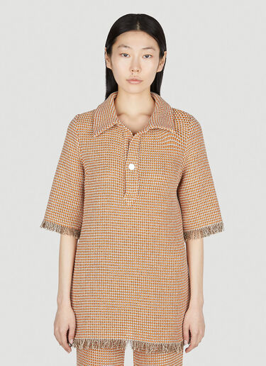 Rodebjer Nuori 钩编针织 Polo 衫 米色 rdj0252008