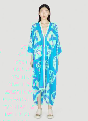 Agave Youthquake Kaftan 连衣裙 Rodebjer Agave Youthquake Kaftan 连衣裙 蓝色 rdj0252012