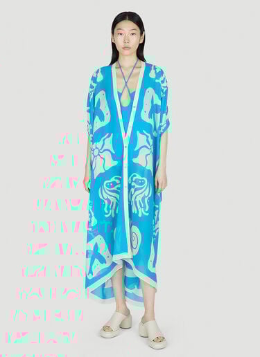 Agave Youthquake Kaftan 连衣裙 Rodebjer Agave Youthquake Kaftan 连衣裙 蓝色 rdj0252012