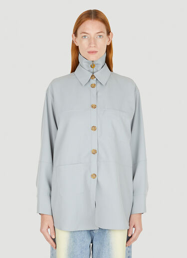 Jodie Overshirt Rejina Pyo Jodie Overshirt Blue rej0250004