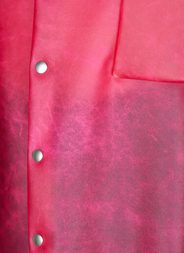 Leather Fogpocket Jacket Rick Owens Leather Fogpocket Jacket Pink ric0151003