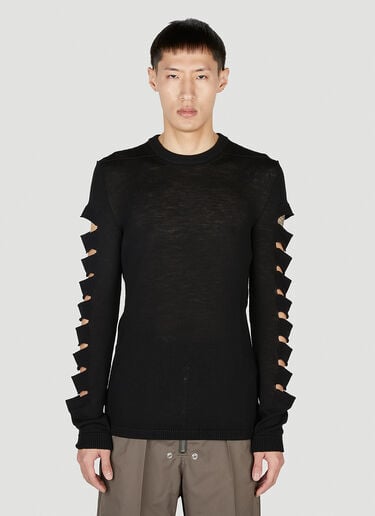 Rick Owens 바이커 스웨터 블랙 ric0151023
