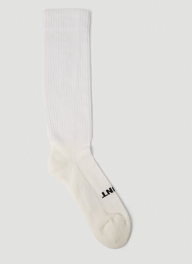 Rick Owens So Cunt Socks White ric0151035
