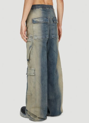 Double Jumbobela Cargo Jeans Rick Owens Double Jumbobela Cargo Jeans Blue ric0152005