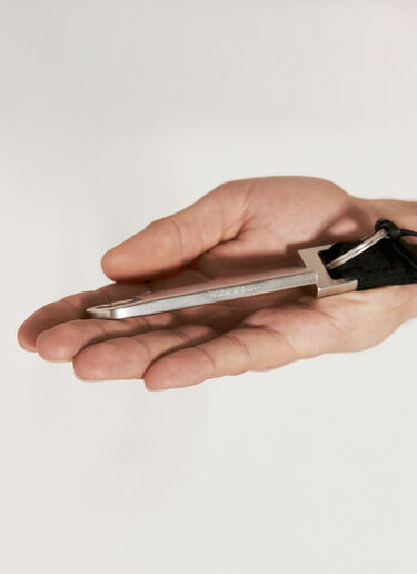 Large Neck Keyring Rick Owens Large Neck Keyring Silver ric0155040