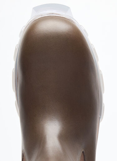 Rick Owens 비틀 보조 트랙터 부츠  브라운 ric0157018