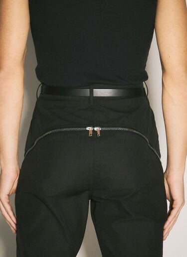 Rick Owens Tongue Belt Black ric0157034