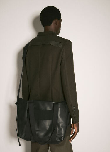 Rick Owens 皮革拉杆托特包  黑 ric0157036