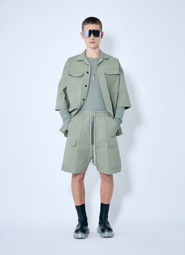 Bela Cargo Shorts Rick Owens Bela Cargo Shorts Green ric0159031