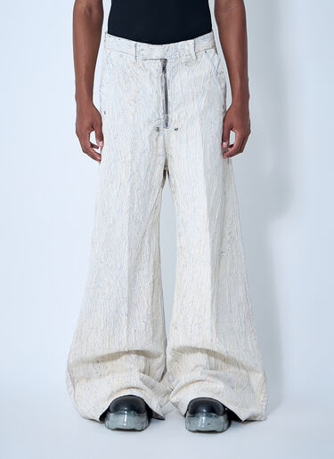 와이드 벨라 팬츠 Rick Owens 와이드 벨라 팬츠 화이트 ric0161013