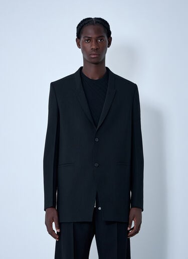 Rick Owens Single-Breasted Blazer Black ric0161019