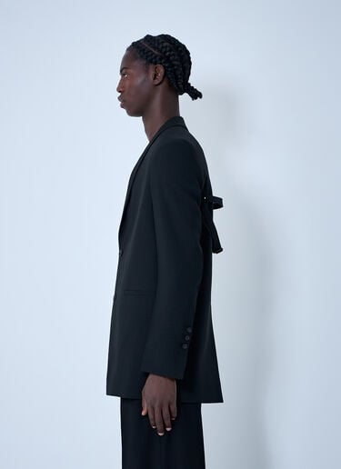 Rick Owens Single-Breasted Blazer Black ric0161019