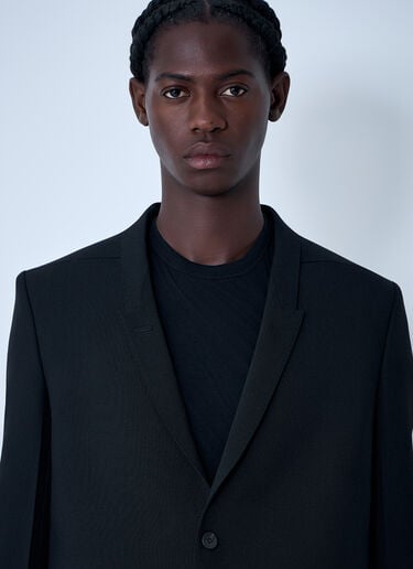 Rick Owens Single-Breasted Blazer Black ric0161019