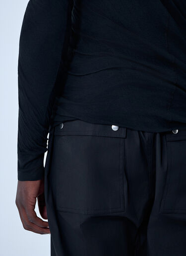 Rick Owens Cotton Long Sleeve T-Shirt Black ric0161021