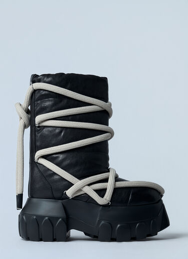 Lunar Mega Tractor Boots Rick Owens Lunar Mega Tractor Boots Black ric0161032