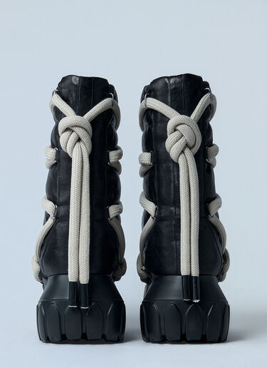 Lunar Mega Tractor Boots Rick Owens Lunar Mega Tractor Boots Black ric0161032