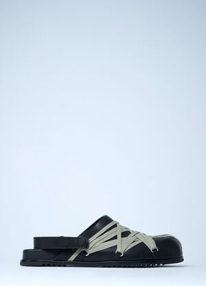Rick Owens Megalaced Mules Black ric0161034