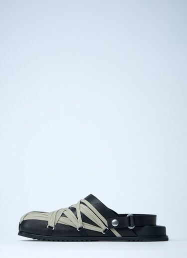 Megalaced Mules Rick Owens Megalaced Mules Black ric0161034