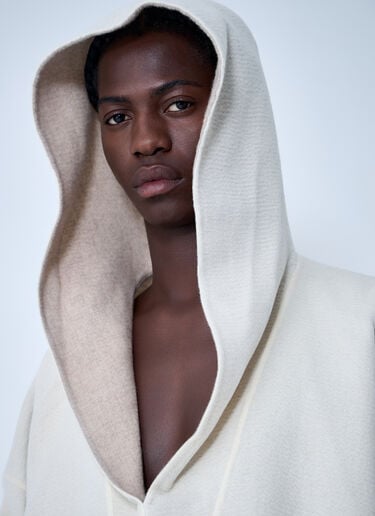 Kaftan Sweater Rick Owens Kaftan Sweater White ric0162008