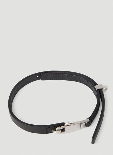 Leather Choker Rick Owens Leather Choker Black ric0251053