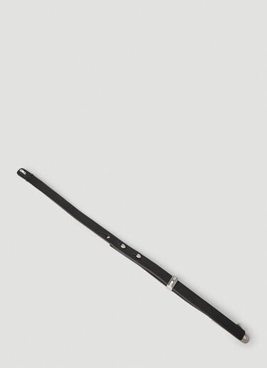 Leather Choker Rick Owens Leather Choker Black ric0251053