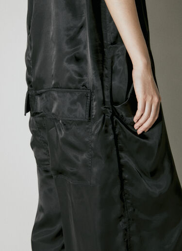 Satin Fluid Jumpsuit Rick Owens Satin Fluid Jumpsuit Black ric0253012