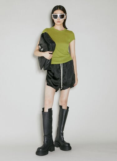 平纹针织 T 恤 Rick Owens 平纹针织 T 恤 绿色 ric0253020