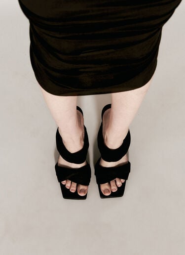 Cantilever 8 Twisted Sandals Rick Owens Cantilever 8 Twisted Sandals Black ric0255024