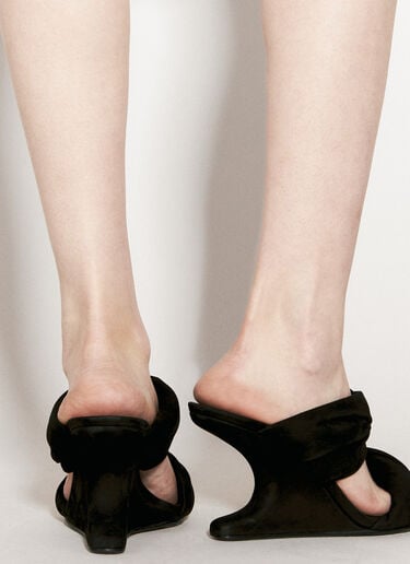Cantilever 8 Twisted Sandals Rick Owens Cantilever 8 Twisted Sandals Black ric0255024