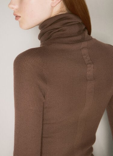 Wool Sweater Rick Owens Wool Sweater Brown ric0257013