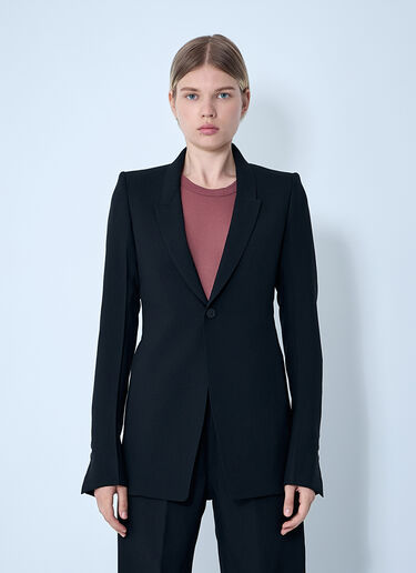 Rick Owens 익스트림 소프트 싱글 브레스트 블레이저  블랙 ric0261001