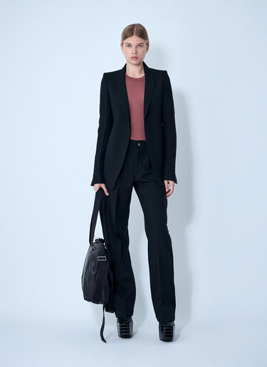 Rick Owens 익스트림 소프트 싱글 브레스트 블레이저  블랙 ric0261001