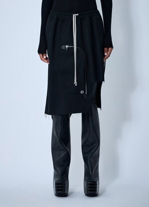 Rick Owens Dracca Skirt Black ric0261008