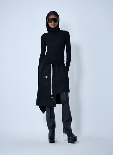 Rick Owens Dracca Skirt Black ric0261008