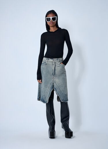 Rick Owens Hooded T-Shirt Black ric0261011