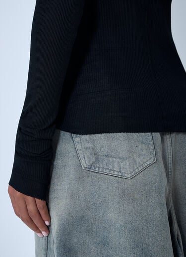 Rick Owens Hooded T-Shirt Black ric0261011