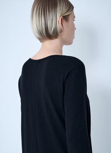 Hiked Long Sleeve Top Rick Owens Hiked Long Sleeve Top Black ric0261013