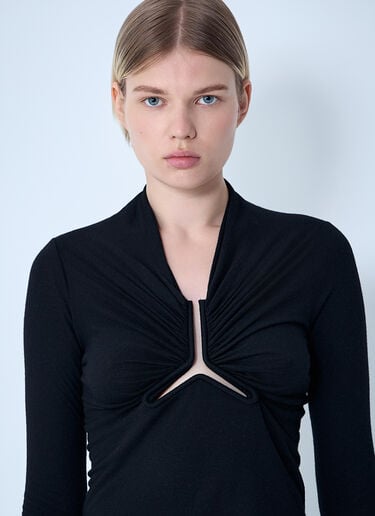 Allanah Long Sleeve Top Rick Owens Allanah Long Sleeve Top Black ric0261014