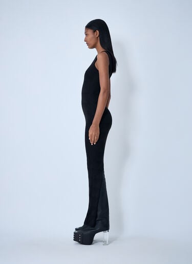 Rick Owens Tank Maxi Dress Black ric0261015