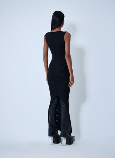 Rick Owens Tank Maxi Dress Black ric0261015