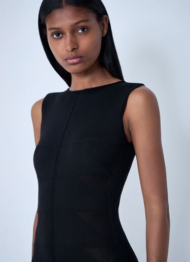 Rick Owens Tank Maxi Dress Black ric0261015