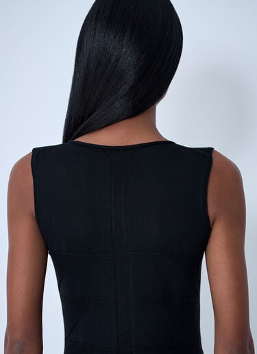 Rick Owens Tank Maxi Dress Black ric0261015